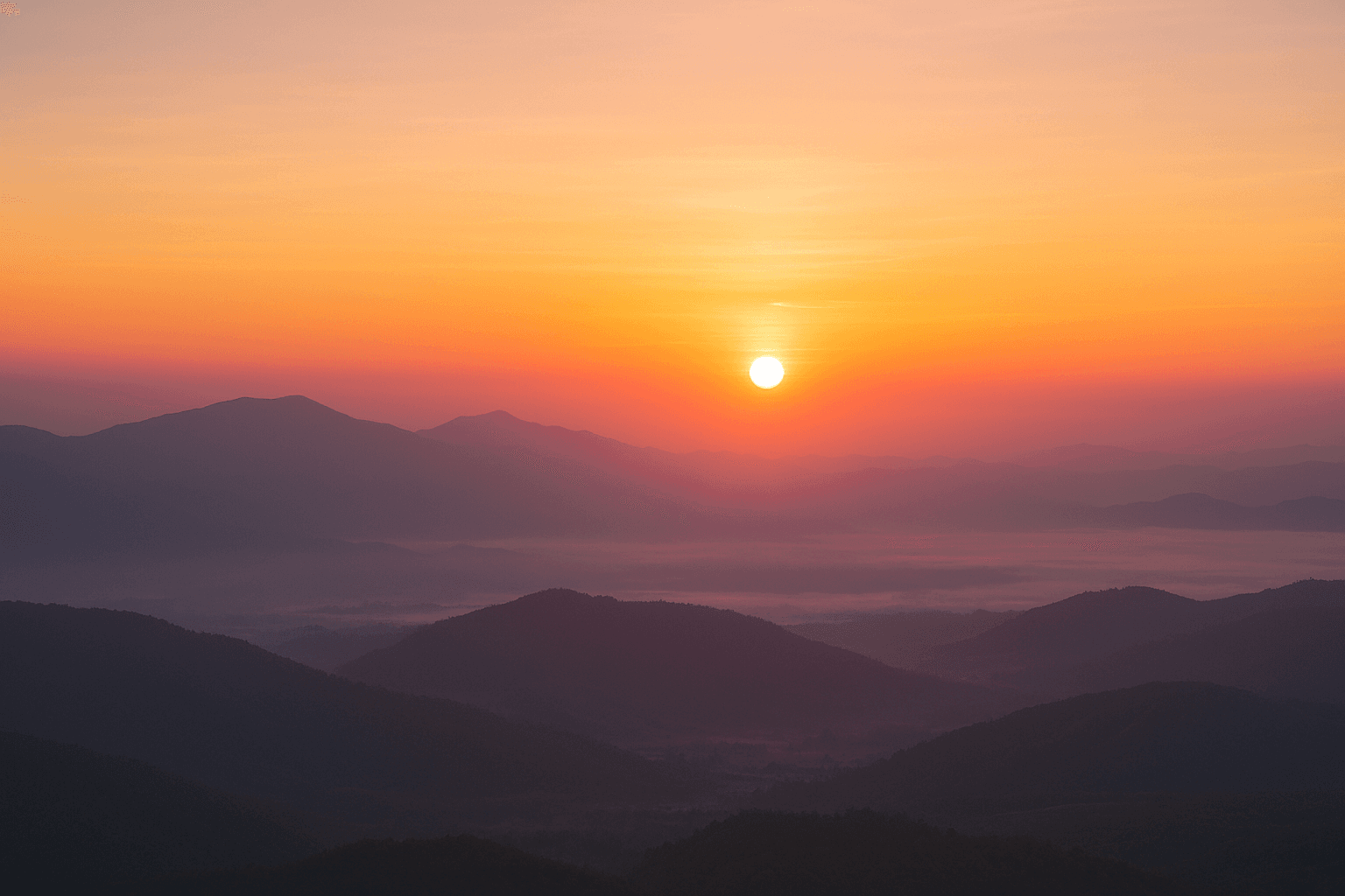 Peaceful morning sunrise symbolizing God's blessings for obedient living
