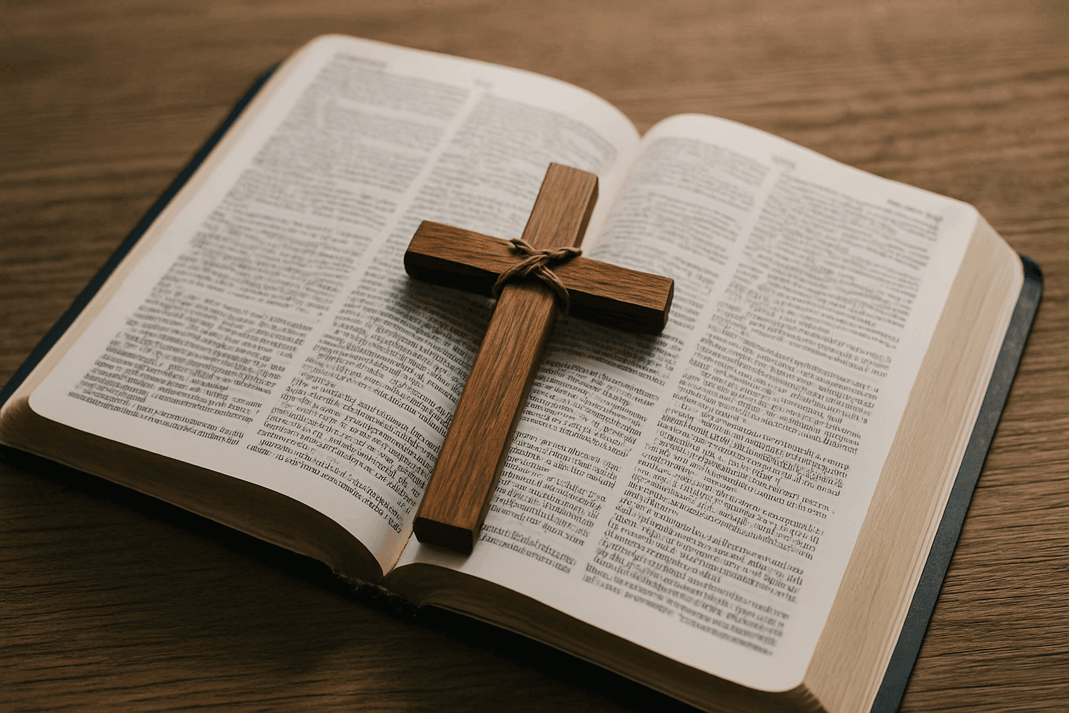 Bible on the table